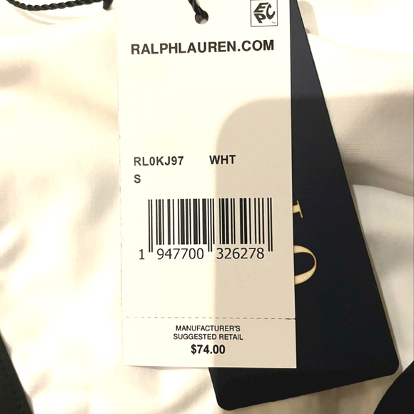 White Bikini bottoms Ralph Lauren POLO Bikini Bottoms NWT NIP - Picture 3 of 4